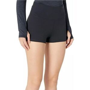 prAna $75 BLACK LAYNA SHORTS WOMENS SZ large NEW